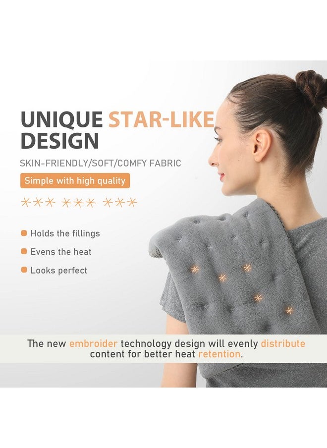 UNCN Wide Microwave Heating pad with Washable Cover 9 * 15