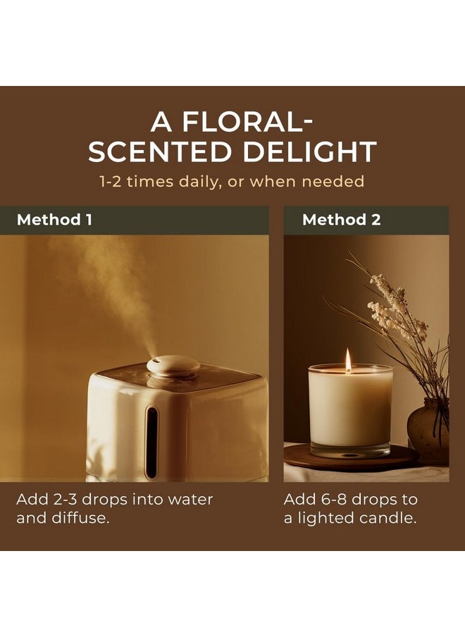 Gya Labs Jasmine Essential Oil for Diffuser & Aromatherapy - 100% Natural Jasmine Essential Oil for Skin Jasmine Oil for Hair Massages Candle Making - Floral & Alluring Scent (0.17 Fl Oz)