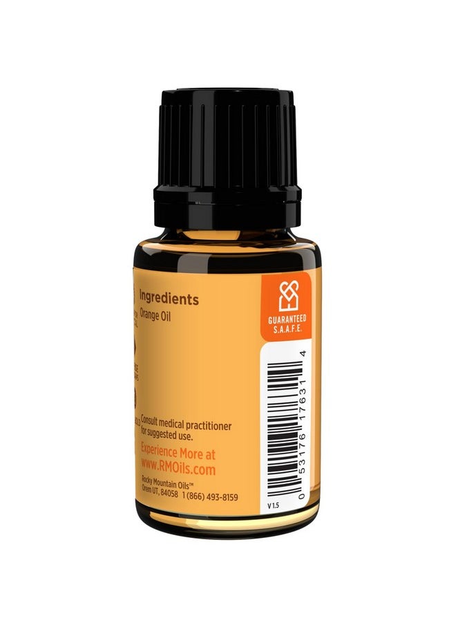 Rocky Mountain Oils Orange Essential Oil - 100% Pure and Natural Aromatherapy Essential Oils for Diffusers, Topical, and Home - 15ml