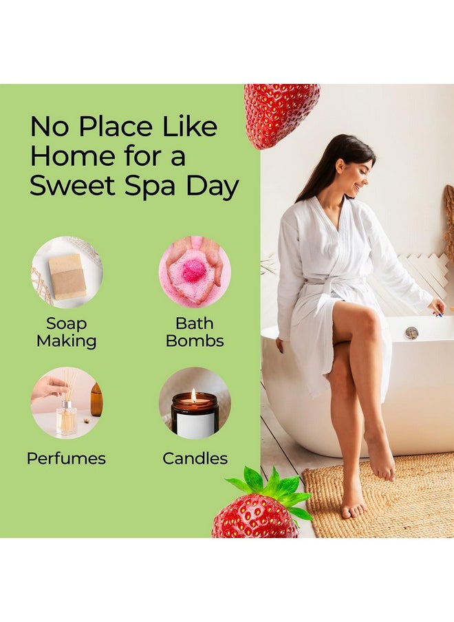 Good Essential 10 ml Oils - Premium Strawberry Fragrance Oil - Perfect for Candles, Slime, Soap Making, Diffuser - 0.33 fl oz, 10 ml