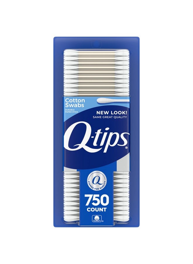 Q-tips Cotton Swabs For Hygiene and Beauty Care Original Cotton Swab Made With 100% Cotton 750 Count