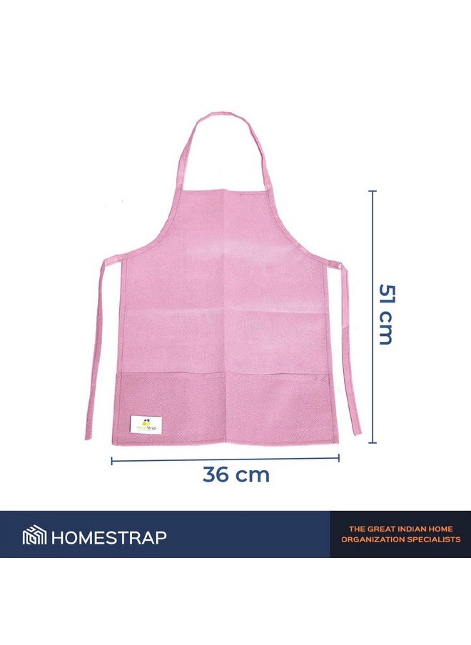 HomeStrap Multipurpose Kids Apron for Cooking, Painting, and School 5 to 10 yrs child (Pack of 12)