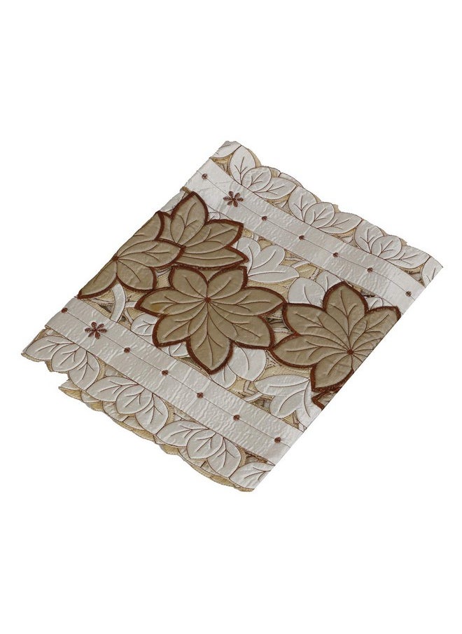 Kuber Industries Floral Design Soft Cotton Dining Table Runner 66