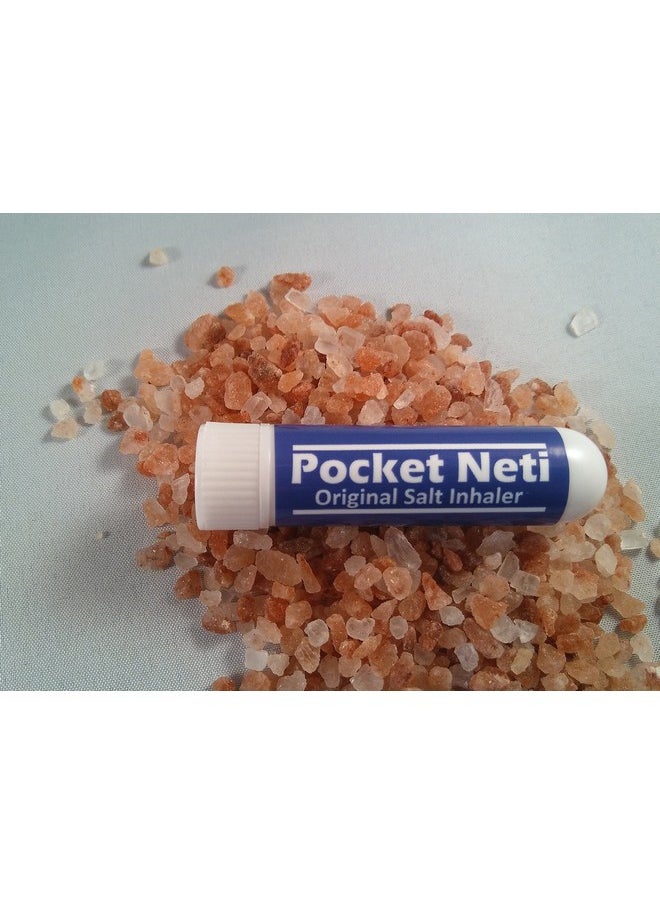 Himalayan Salt Pipe Inhaler (No Scent, No Essential Oils) 2 Pack Portable Salt Therapy By Pocket Neti