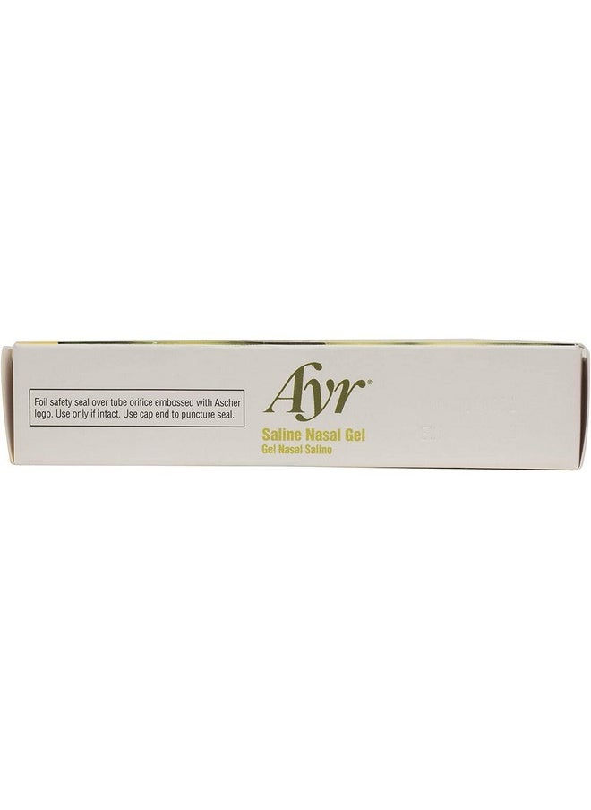 AYR Saline Nasal Gel, with Soothing Aloe, 0.5 Ounce Tube (Pack of 3)