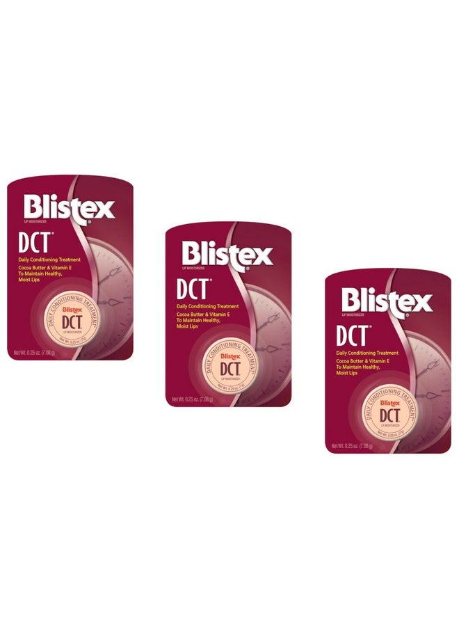 Blistex DCT Daily Conditioning Treatment SPF 20 0.25 oz(Pack Of 3)