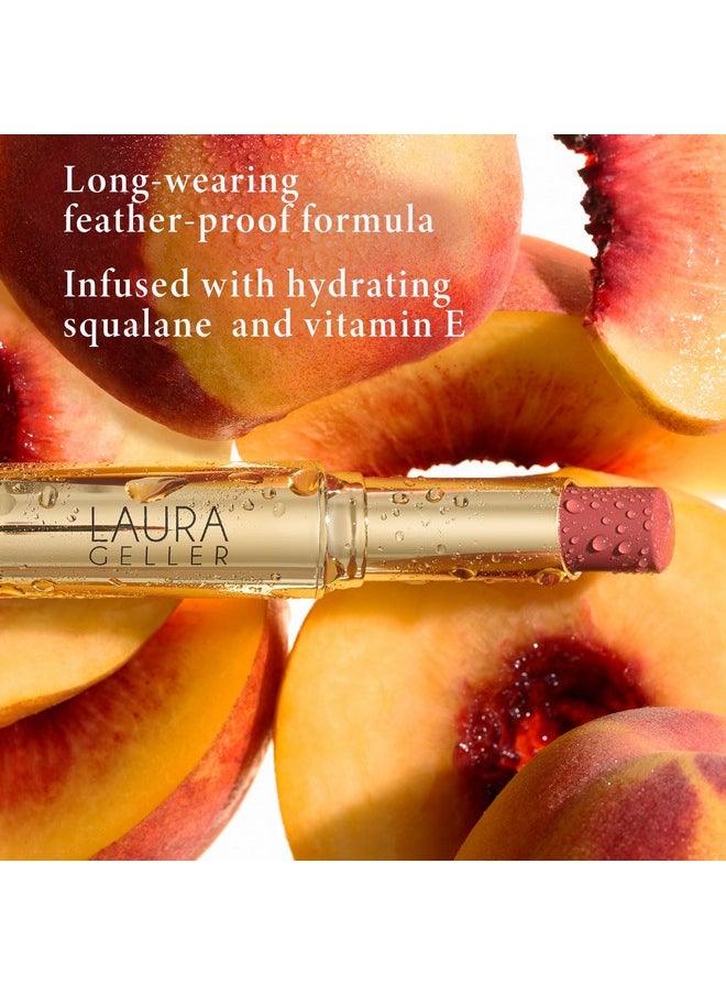 LAURA GELLER NEW YORK Jelly Balm Moisturizing Tinted Lip Balm - Brick House - Hydrating Vitamin E - Semi-Shine Finish