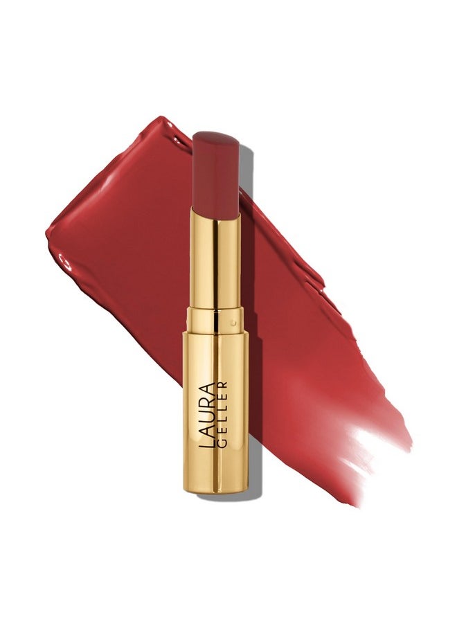 LAURA GELLER NEW YORK Jelly Balm Moisturizing Tinted Lip Balm - Brick House - Hydrating Vitamin E - Semi-Shine Finish