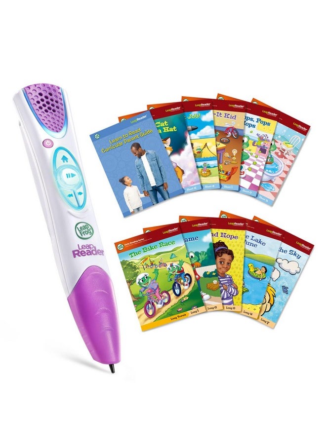 LeapFrog LeapReader System Learn-to-Read 10 Book Mega Pack, Pink