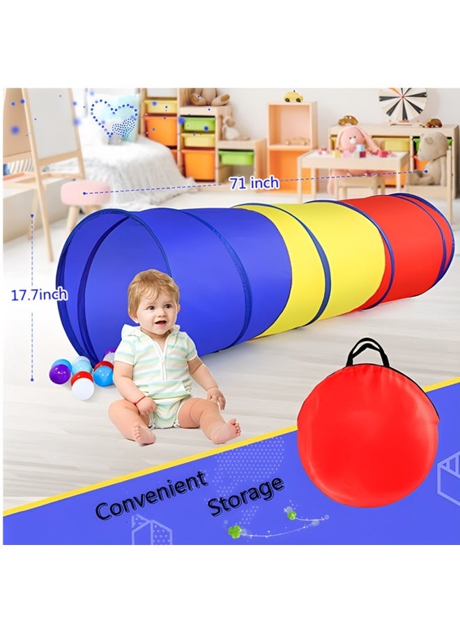 Kids Tunnel For Play Toddlers,pop Up Crawl Baby Game Tunnel Tent,indoor And Outdoor Games For Children And Dogs,indoor And Outdoor Children's And Cat And Dog Backyard Toys.