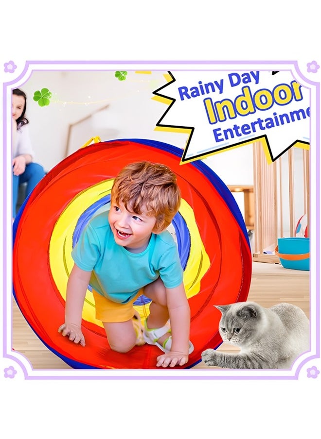 Kids Tunnel For Play Toddlers,pop Up Crawl Baby Game Tunnel Tent,indoor And Outdoor Games For Children And Dogs,indoor And Outdoor Children's And Cat And Dog Backyard Toys.