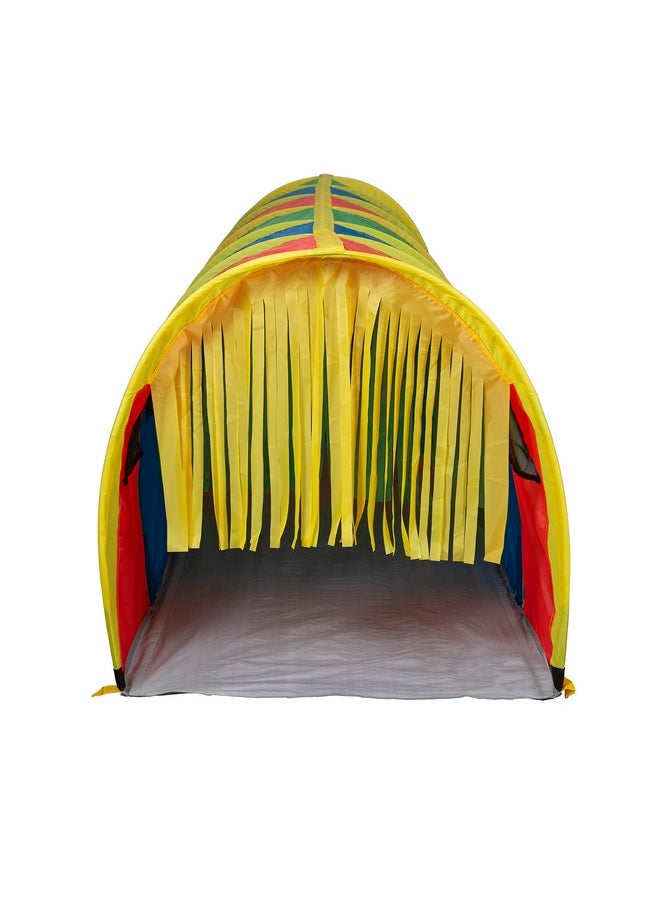 Pacific Play Tents 95200 Kids Super Sensory 9-Foot D Style Institutional Crawl Play Tunnel, 9' x 30