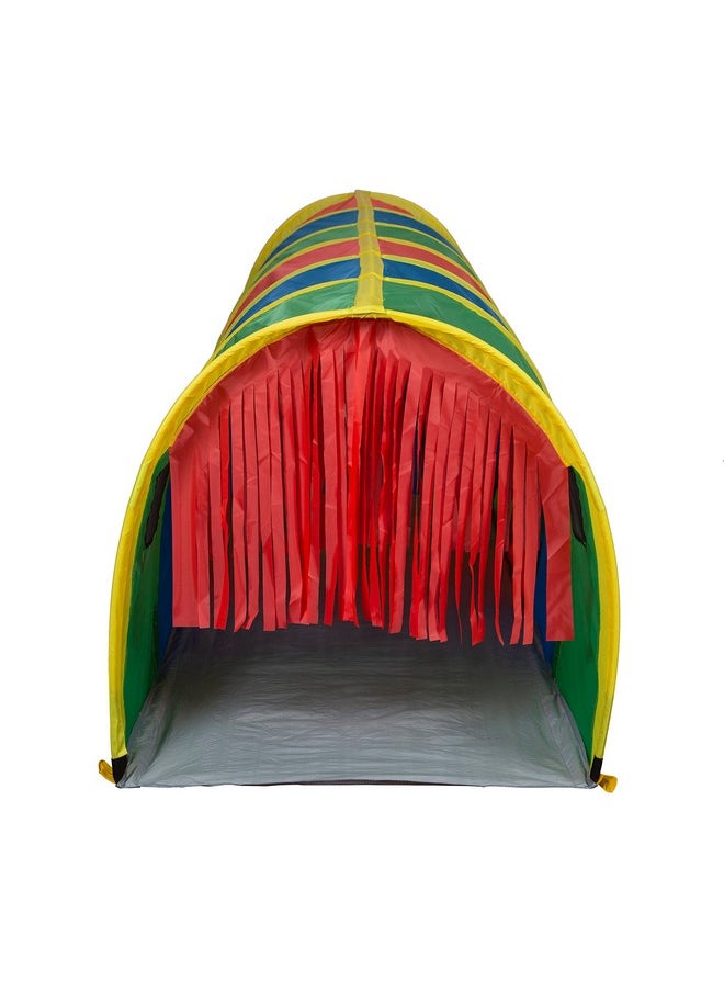 Pacific Play Tents 95200 Kids Super Sensory 9-Foot D Style Institutional Crawl Play Tunnel, 9' x 30