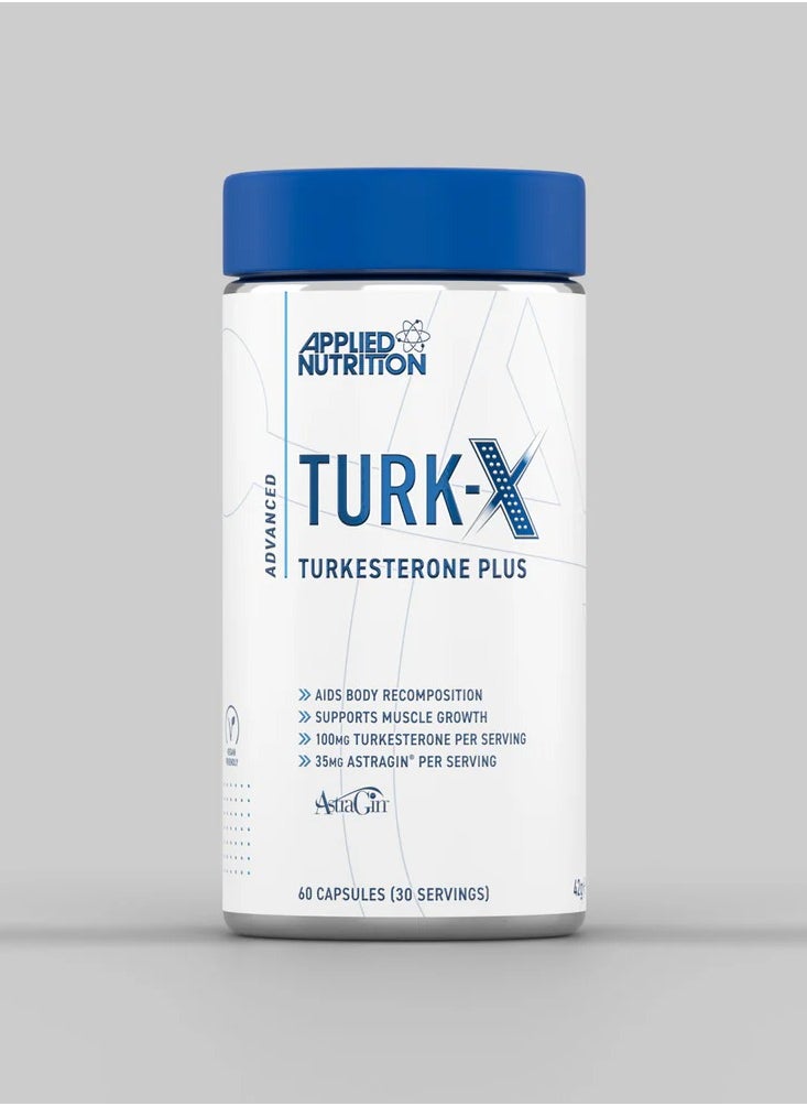 Applied Nutrition Turk-X - Turkesterone Plus 60 Capsules: Boost Muscle Growth Naturally