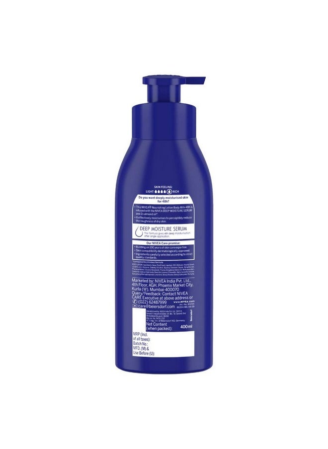 Nivea Moisturizing Lotion Body Milk, 400ml And Nivea Moisturization Lotion Body Milk, 120ml