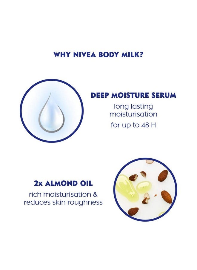 Nivea Moisturizing Lotion Body Milk, 400ml And Nivea Moisturization Lotion Body Milk, 120ml