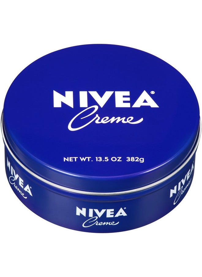 NIVEA Creme, Moisturizing Cream - Body Cream, Face Cream, and Hand Cream, 13.5 Oz Tin