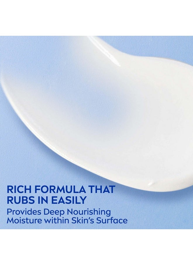 NIVEA Essentially Enriched Body Cream, Moisturizing Cream for Dry and Very Dry Skin, Enriched with Deep Nourishing Serum and Almond Oil 13.5 Oz Jar
