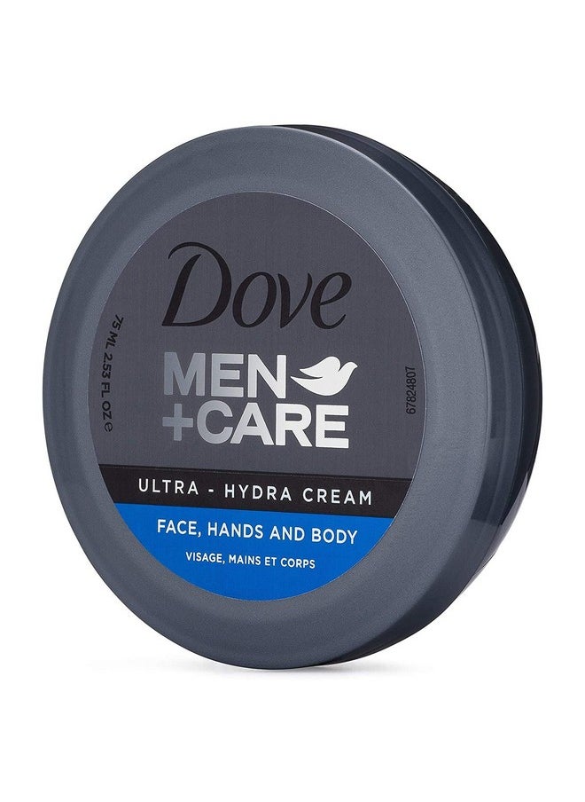 Dove Men+Care Ultra-Hydra Cream with 24 Hour Moisturization, 2.53 FL OZ (Pack of 4)