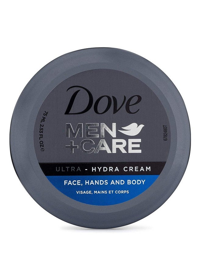 Dove Men+Care Ultra-Hydra Cream with 24 Hour Moisturization, 2.53 FL OZ (Pack of 4)