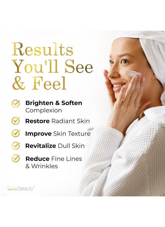 Luxe Beauty Non Greasy & Hyaluronic Acid Moisturizer for Face, Neck & Hands - Anti Aging Body Lotion & Non Toxic Body Lotion - Vanilla Body Lotion w/Silicone-Free, Organic & Plant-Based Ingredients
