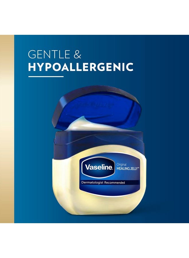 Vaseline Petroleum Jelly Original Provides Dry Skin Relief And Protects Minor Cuts Dermatologist Recommended And Locks In Moisture, 13 Ounce (Pack of 3)
