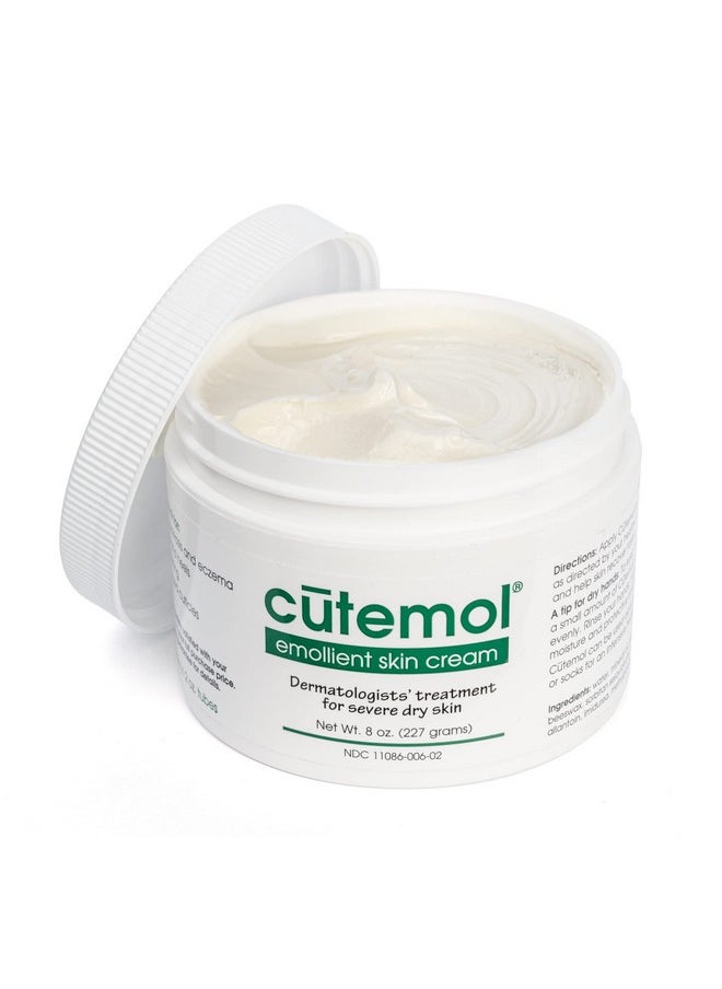 Emollient Moisturizing Cream - Serious Moisturizer Lotion Balm For Recovering Dry, Damaged Skin - Hydration For Cracked Hands And Feet, Eczema, Psoriasis, And Raw Skin (8 Oz)