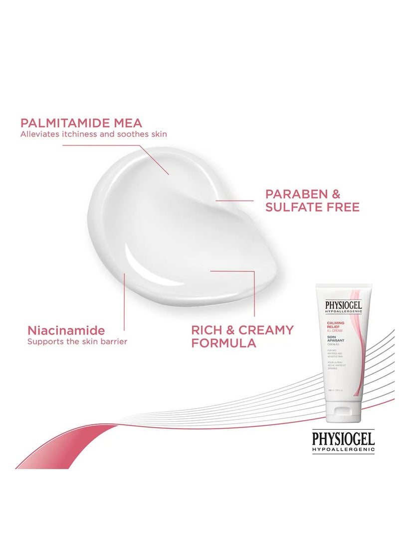 PHYSIOGEL Calming Relief A.I. Cream (For Dry Irritated & Reactive Skin) 100ml