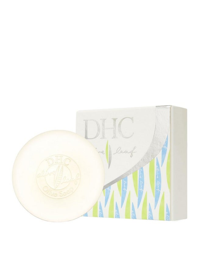 DHC Olive Soap, Nourishing Gentle Cleansing Bar, Retains Moisturize, Flights Premature Aging, Ideal for Dry and Mature Skin, 3.1 oz. Net wt.
