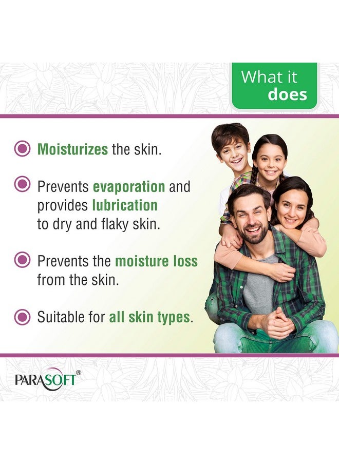 Parasoft Daily Skin Nourishing & Moisturising Bathing Bar with Goodness of Aloe Vera, Glycerine & Vitamin E For Dry & Sensitive Skin -100 gm (Pack of 5)