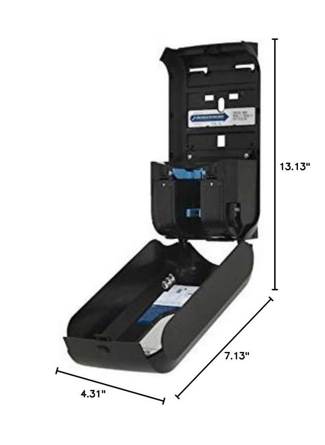 Georgia-Pacific 52057 Enmotion Gen2 Automated Touchless Soap and Sanitizer Dispenser, Black, Pack of 1
