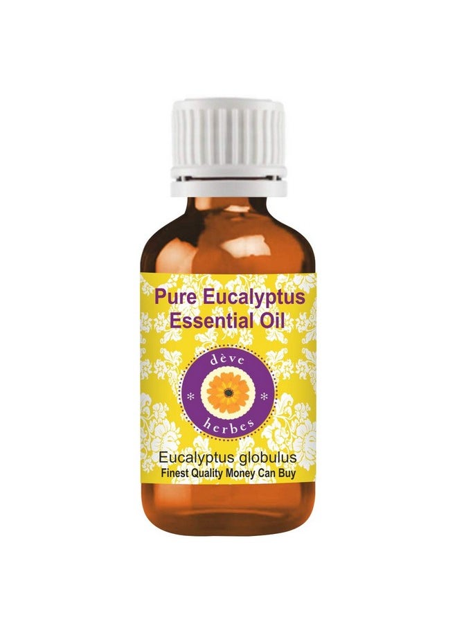 Deve Herbes Pure Eucalyptus Essential Oil (Eucalyptus globulus) Steam Distilled 30ml