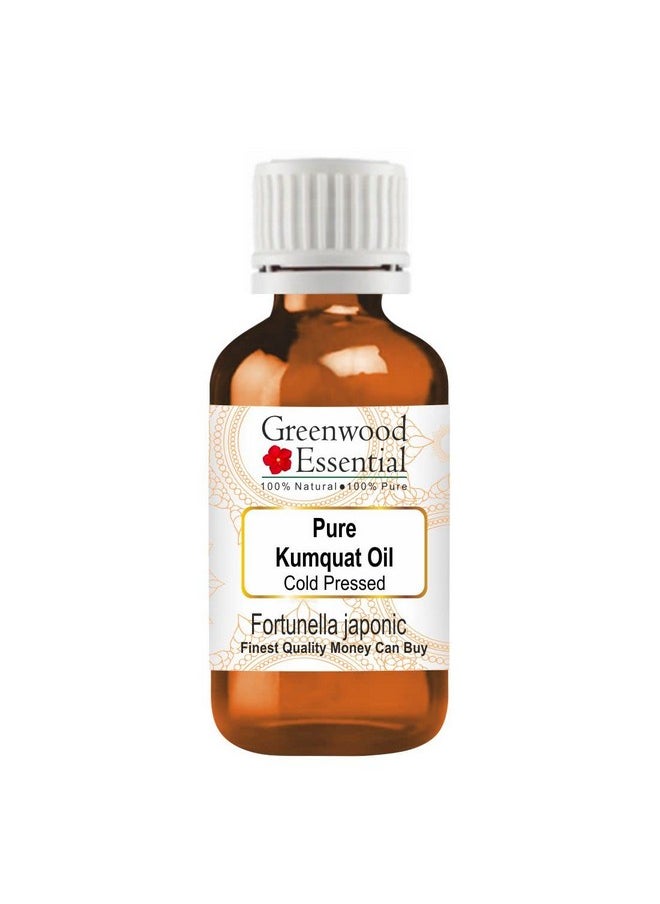 Greenwood Essential Pure Kumquat Oil (Fortunella japonic) Natural Therapeutic Grade Cold Pressed 15ml (0.50 oz)