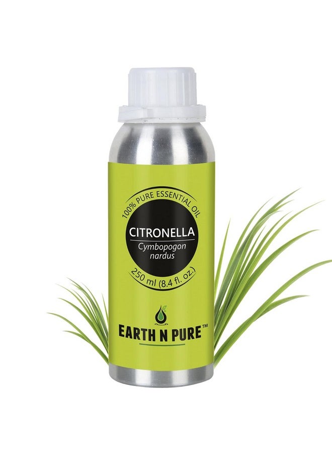 Earth N Pure Citronella Essential Oil Undiluted, Natural, Therapeutic Grade 250 ml