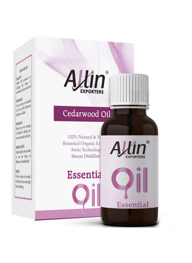 Allin Exporters Cedarwood Oil - 100% Pure, Natural & Undiluted - 30 ML