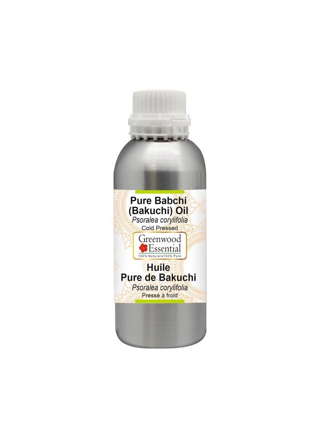 Greenwood Essential Pure Babchi (Bakuchi) Oil (Psoralea corylifolia) Natural Therapeutic Grade Cold Pressed 630ml (21 oz)