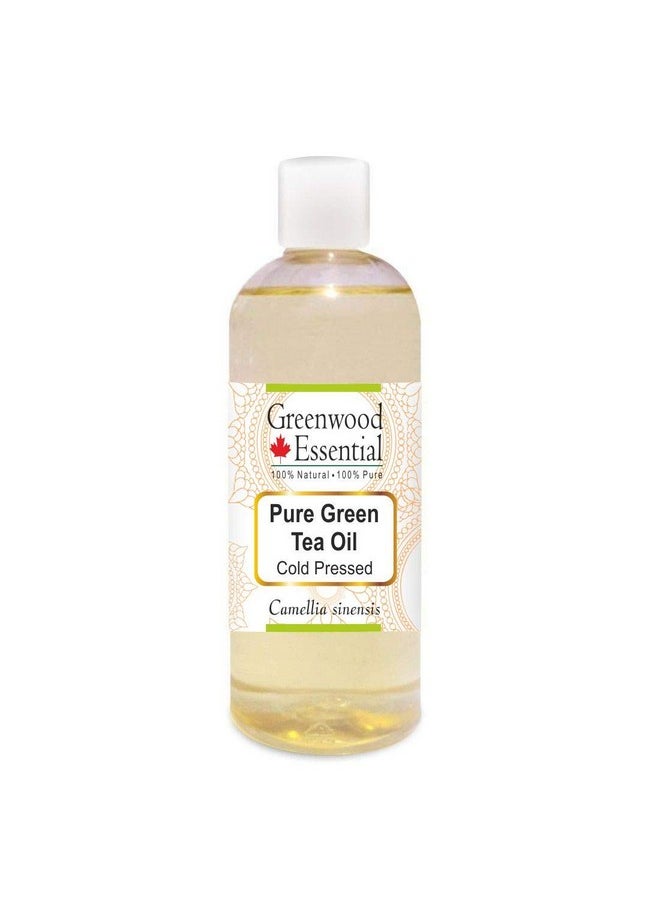 Greenwood Essential Pure Green Tea Oil (Camellia sinensis) Natural Therapeutic Grade Cold Pressed 200ml (6.76 oz)