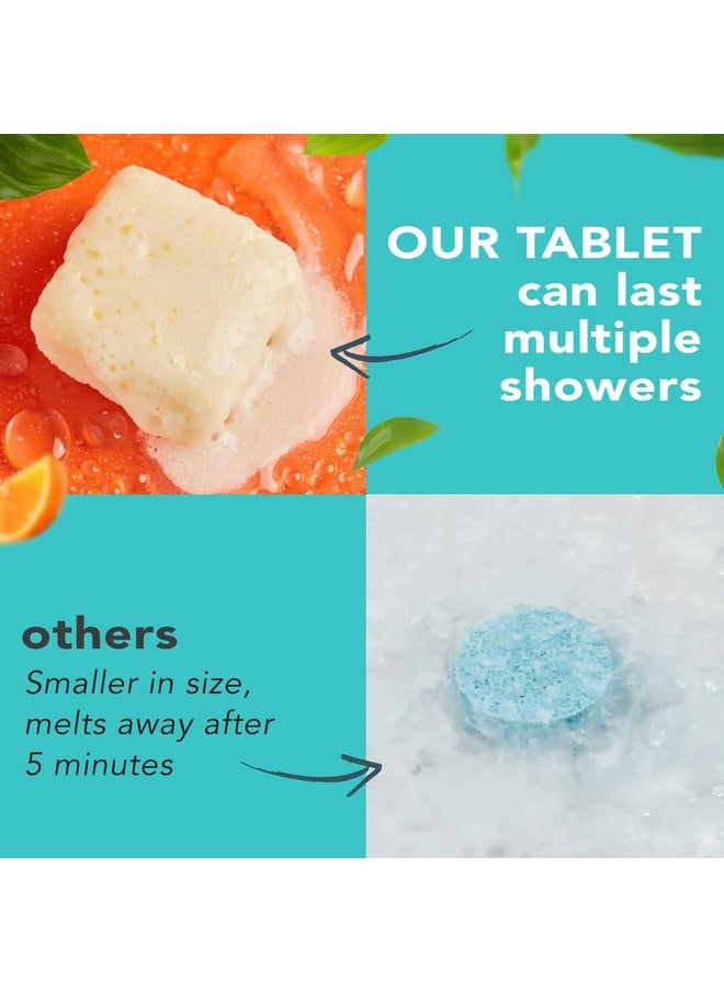 Shower Steamers Aromatherapy - USA Made with Natural Ingredients & Citrus Essential Oil, Long Lasting Shower Bombs for Energy Boost, Stocking Stuffers, Spa Gifts & Relaxing Gifts for Women & Men
