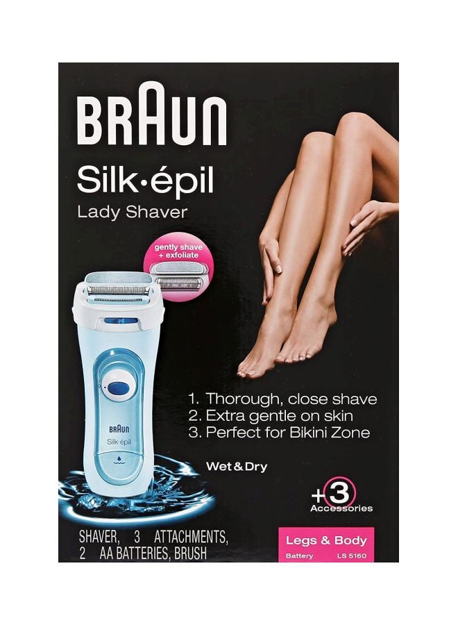 Silk-Epil Wet And Dry Epilator Blue/White