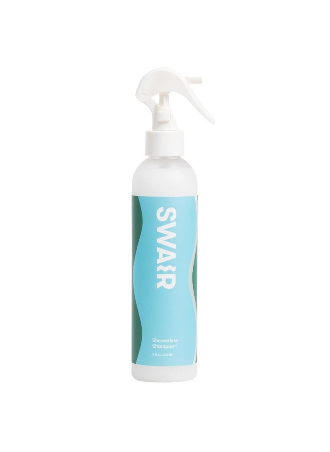 SWAIR Showerless Shampoo 8oz. Dry Shampoo Alternative | Cleans Hair Without Suds, Rinsing or Residue | Alcohol Free
