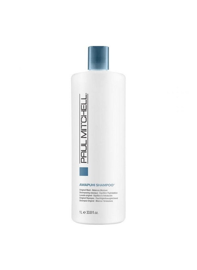 Awapuhi Shampoo, Original Wash, Balances Moisture, For All Hair Types, 33.8 Fl. Oz.