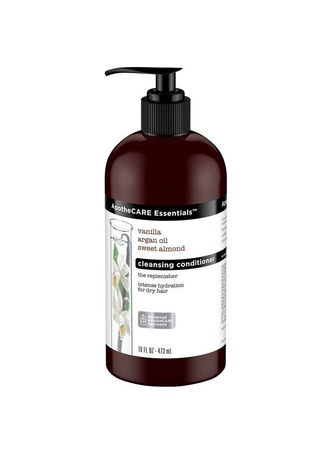 The Replenisher Moisturizing Cleansing Conditioner Vanilla Argan Oil Sweet Almond 16 Oz