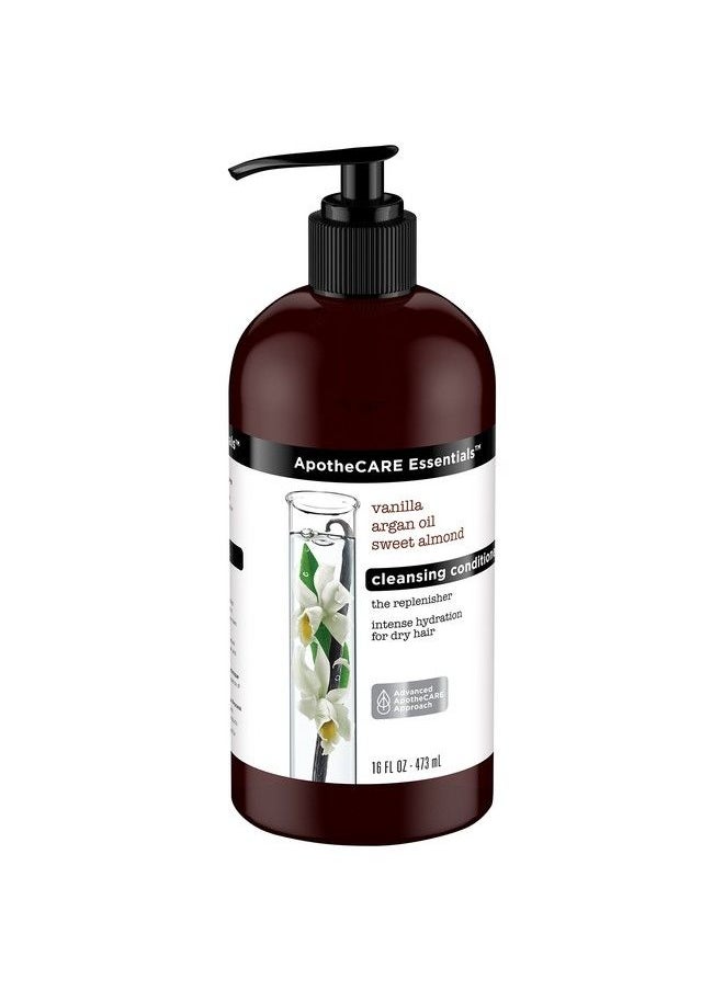 The Replenisher Moisturizing Cleansing Conditioner Vanilla Argan Oil Sweet Almond 16 Oz