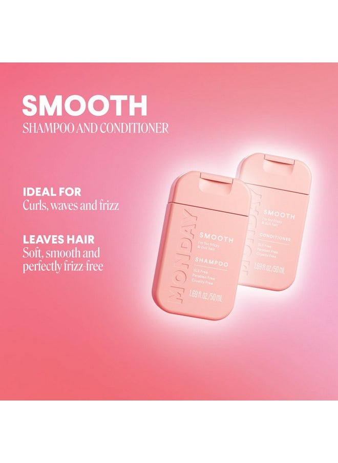 Smooth Shampoo & Conditioner Travel Pack -50Ml Travel Kit (2 X Shampoo,2 X Conditioner)