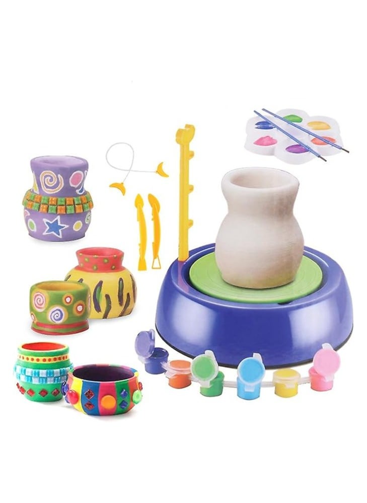 DIY Pottery Art Wheel Play Toy Set