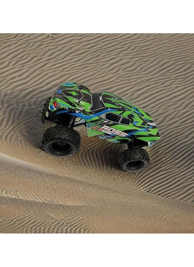 Sand Monster Remote Control Truck - 1:10 Scale RC Car, 4WD All-Terrains Toy Off Road Vehicle Monster Truck with Rechargeable Battery