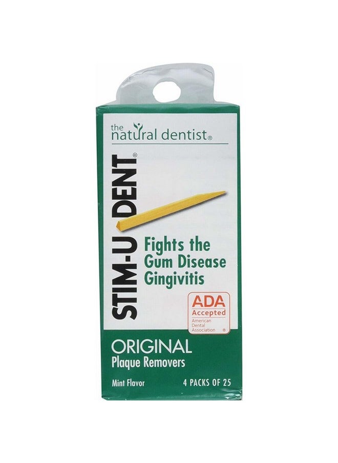 Plaque Removers Mint 100 Each (Pack Of 5)