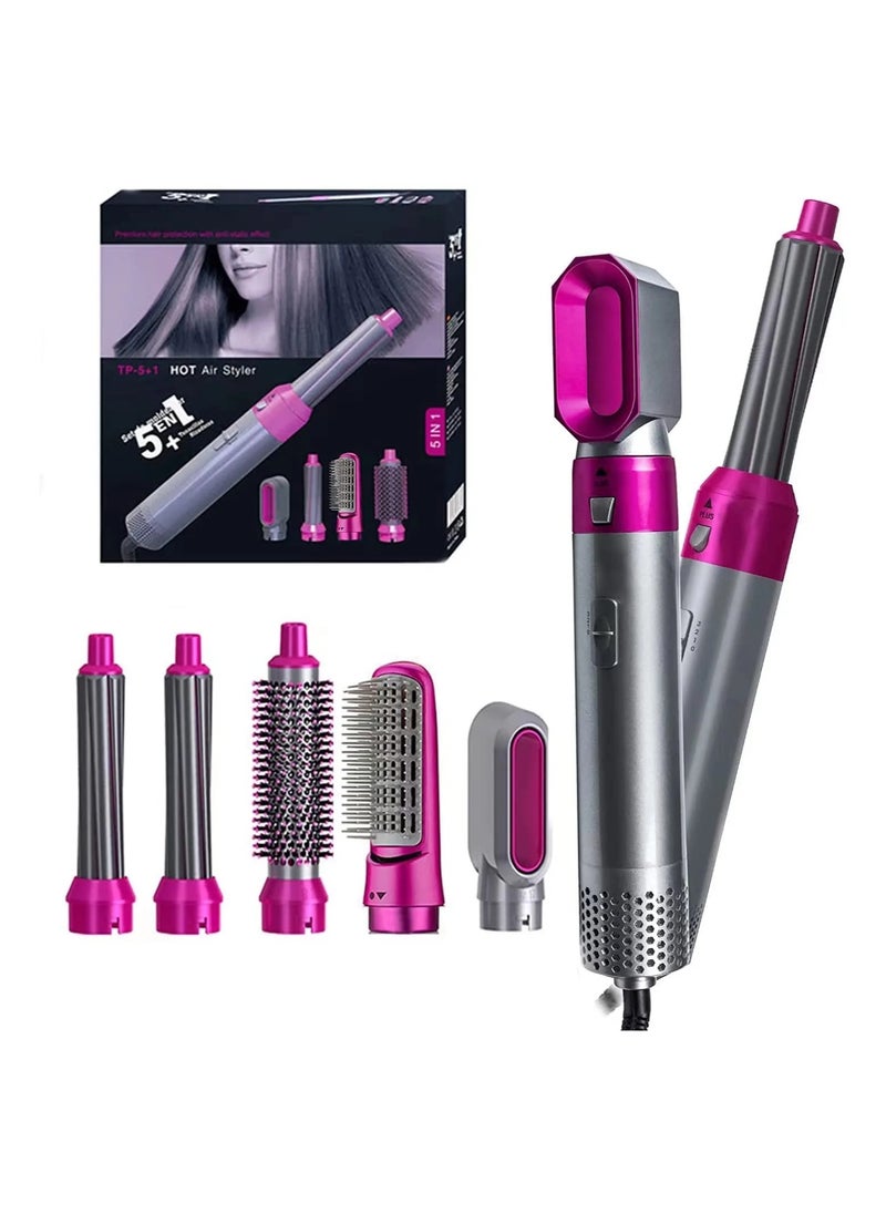 5 in 1 Hot Air Curling Iron Styler Multifunctional Hair Brush Or Dryer Professional Blow Dryer