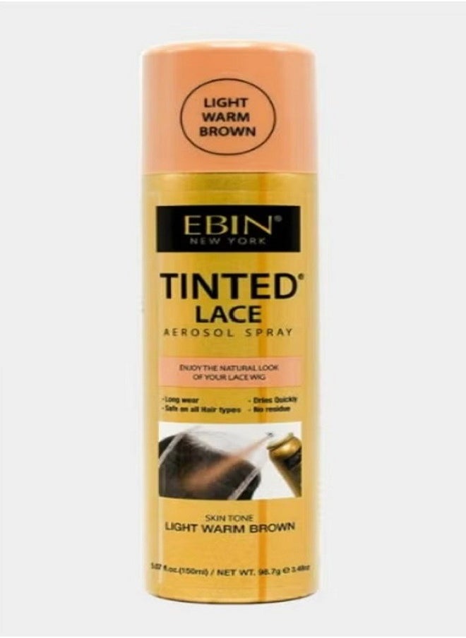 TINTED LACE AEROSOL SPRAY-LIGHT WARM BROWN