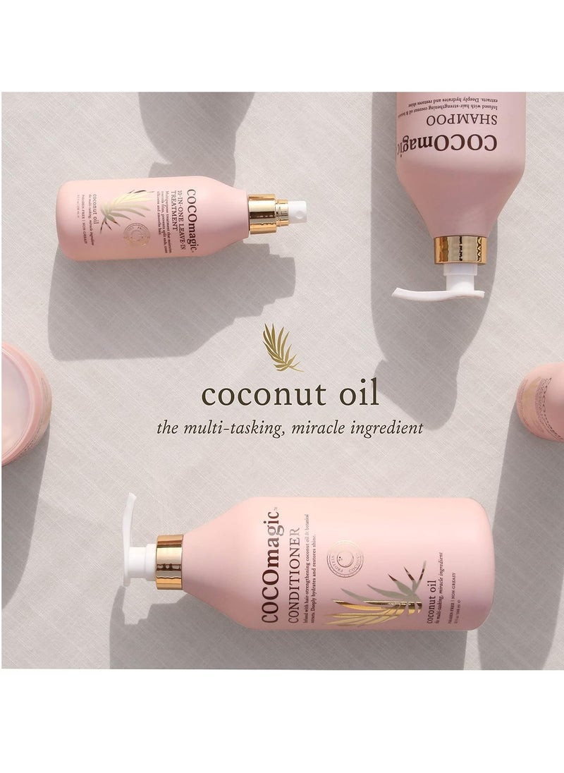 Cocomagic Coconut Milk Detangling Mist | Extra Moisturizing Leave-in Detangler | Restore Vibrancy and Boost Shine | Non-Greasy Formula | Paraben Free, Cruelty Free, Made in USA (8 oz)